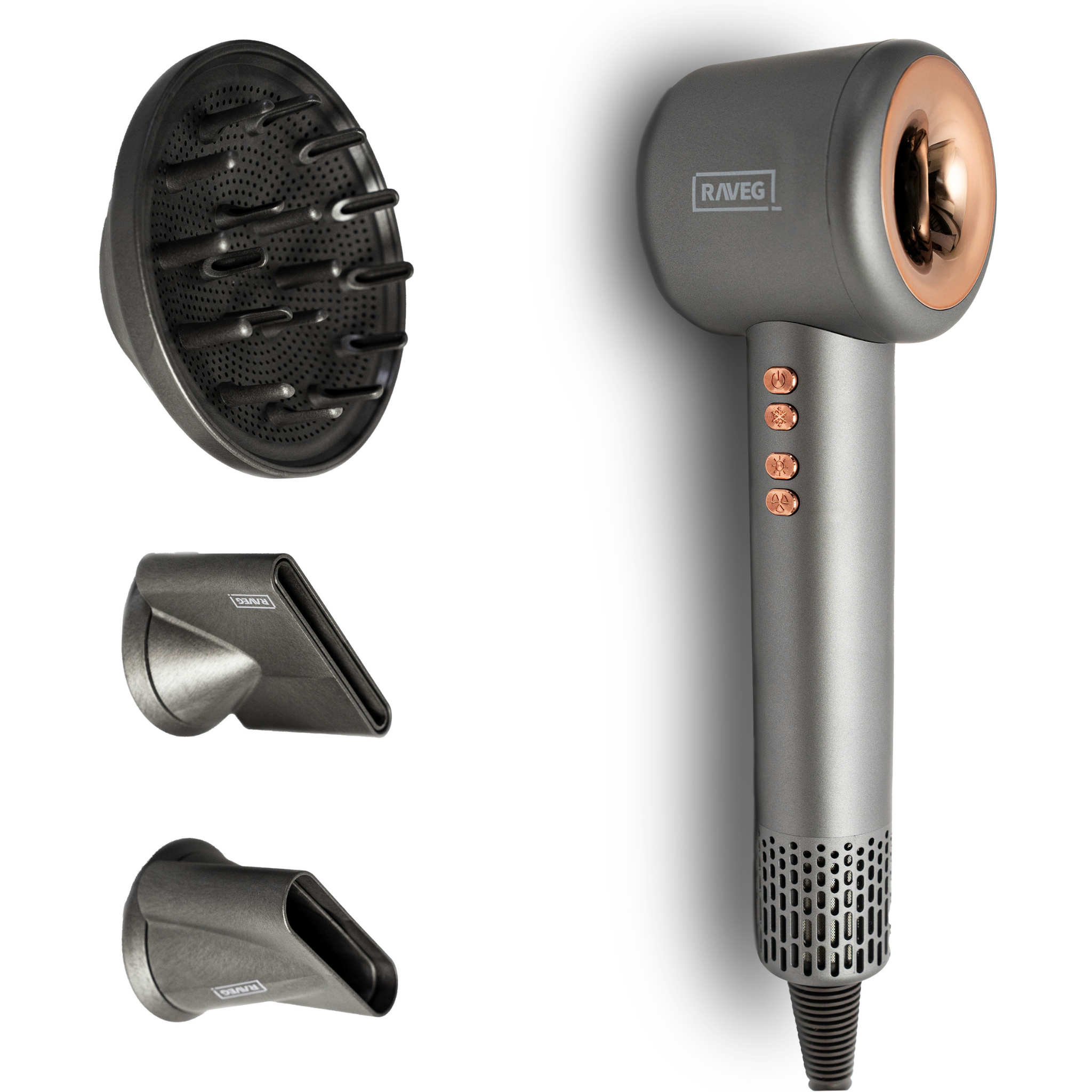 RAVEG Hyperpower ® Angor grey -  Hiustenkuivaaja
