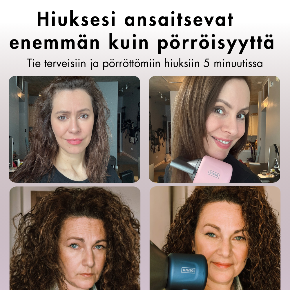 RAVEG Hyperpower ® Pink -  Hiustenkuivaaja