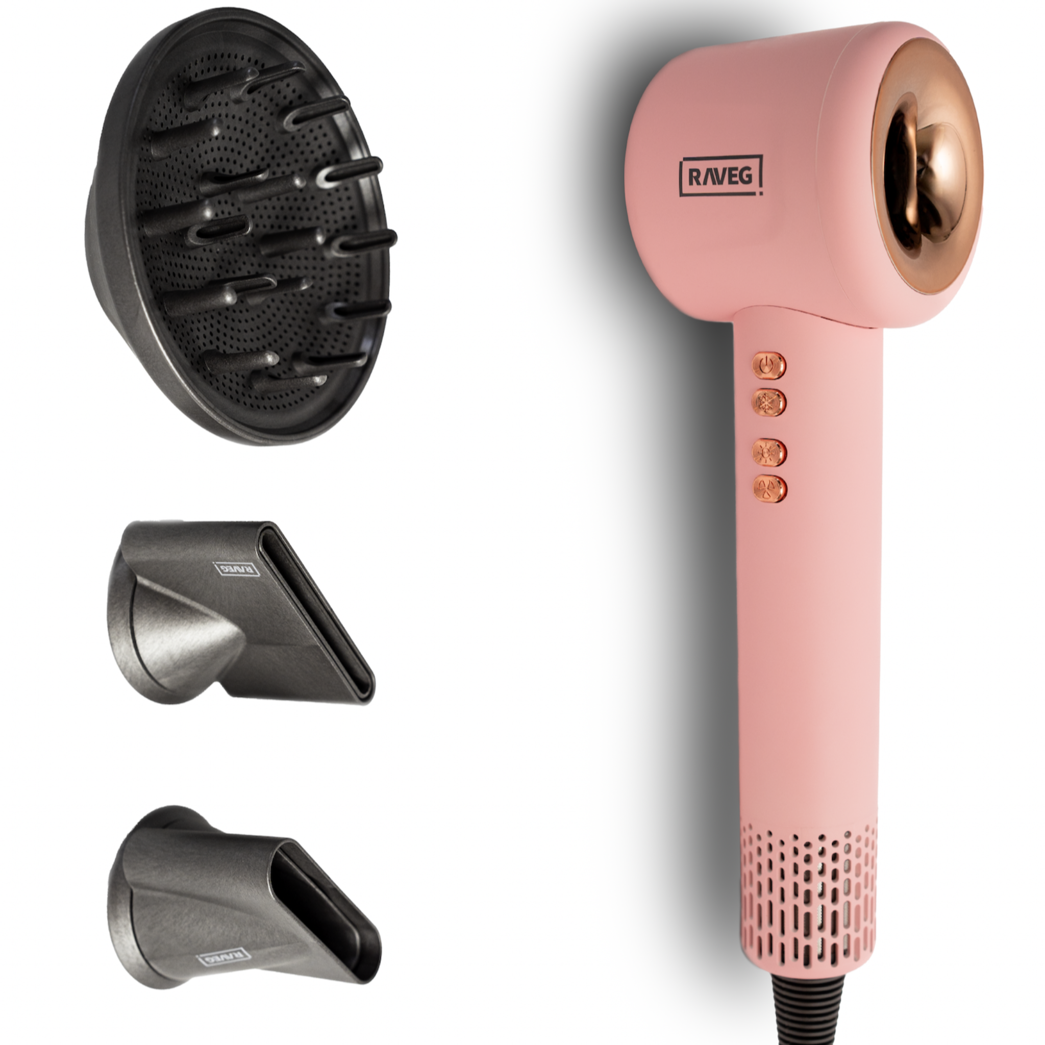 RAVEG Hyperpower ® Pink -  Hiustenkuivaaja